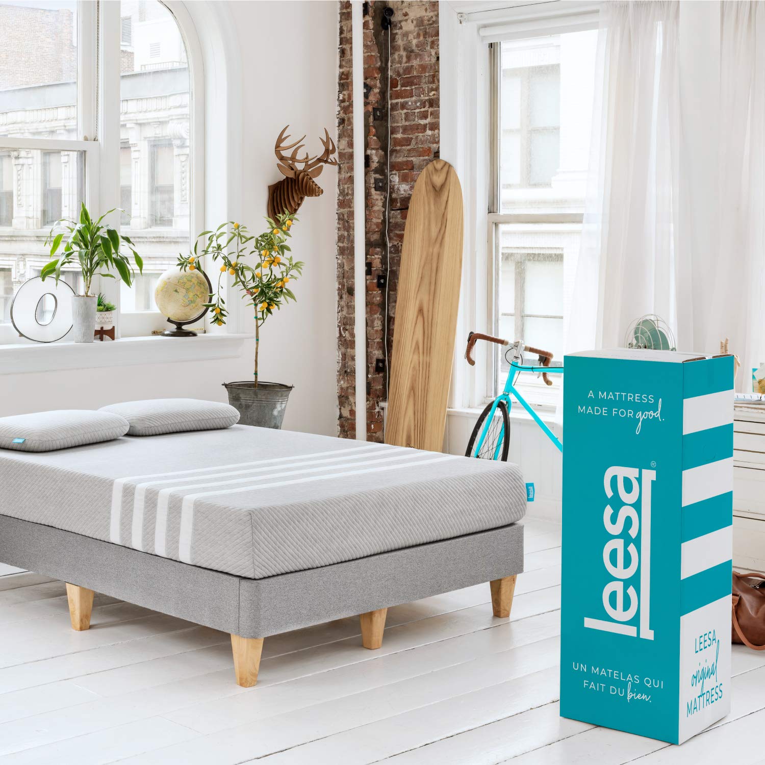 Leesa Original BedinaBox, Three Premium Foam Layers Mattress, King