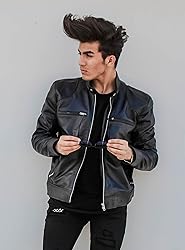 HANDSY Leather Jackets For Men - Leather Motorcycle
