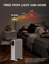 Midea Oil-Filled Radiator 2300W with Remote LED Touch Screen 11 Fin view 8