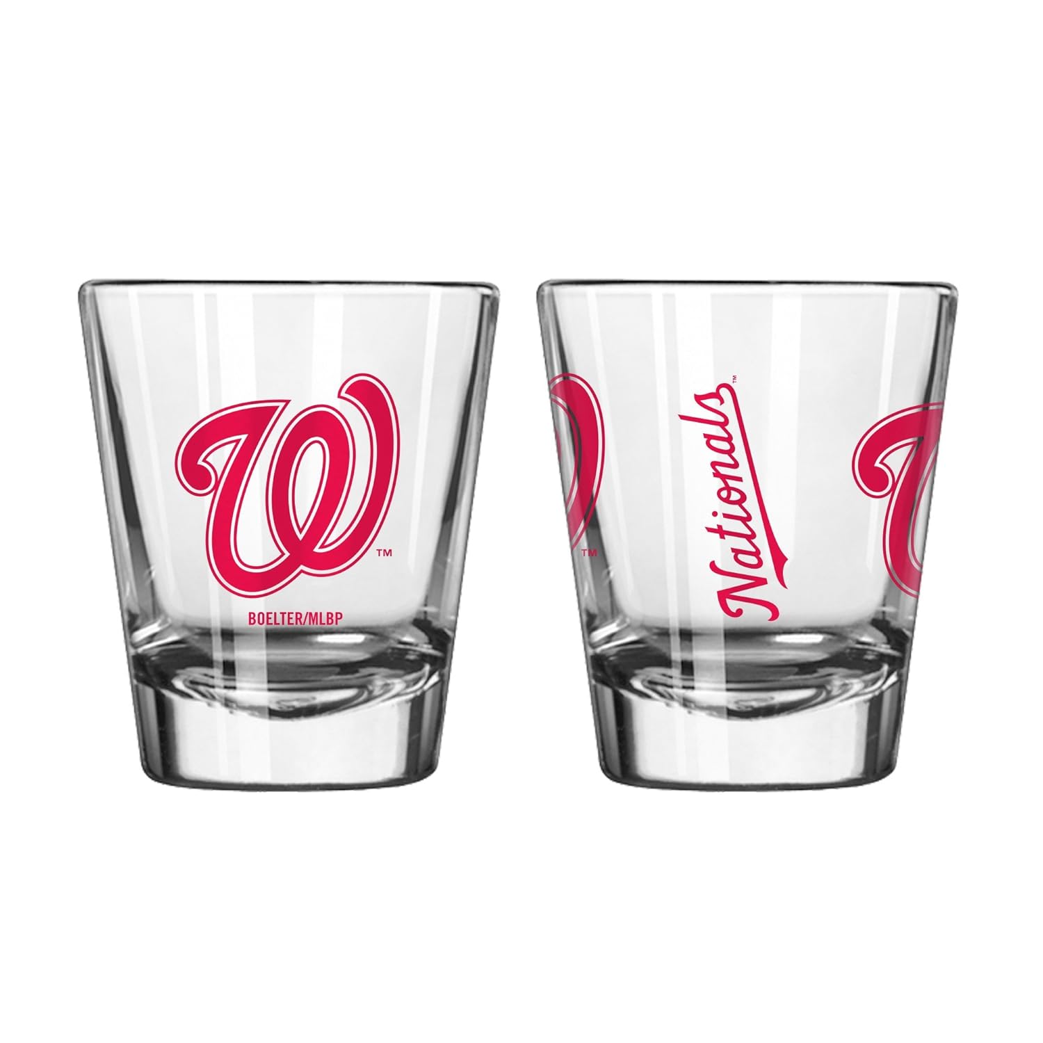 Official Fan Shop Authentic MLB Logo 2 oz Shot Glasses 2 Pack Bundle. Show Team Pride at Home Your Bar or at The Tailgate. Gameday Shot Glasses for a Goodnight