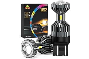 Afibraru 7443 7440 LED Reverse Light Bulb - Super Bright 6000K White Back Up Lights Bulbs with 1860 CSP Chips, T20 7444 W21W for Backup Reverse Parking Tail DRL Light, 2-Pack