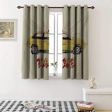  Shenglv Retro Decor Curtains By Pop Art Style