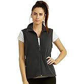 Sofra Women's Polar Fleece Full Zip Up Winter Vest