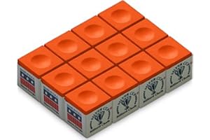 Silver Cup CueStix CHS12 ORANGE Chalk - Box of 12 Orange
