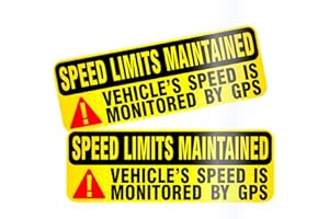 Picassosky Reflective Vinyl Speed Limit Signs for Car, 2 Pack, Small Signage (12 x 18) inch, Safety Caution Signs, Traffic, Landscape Orientation
