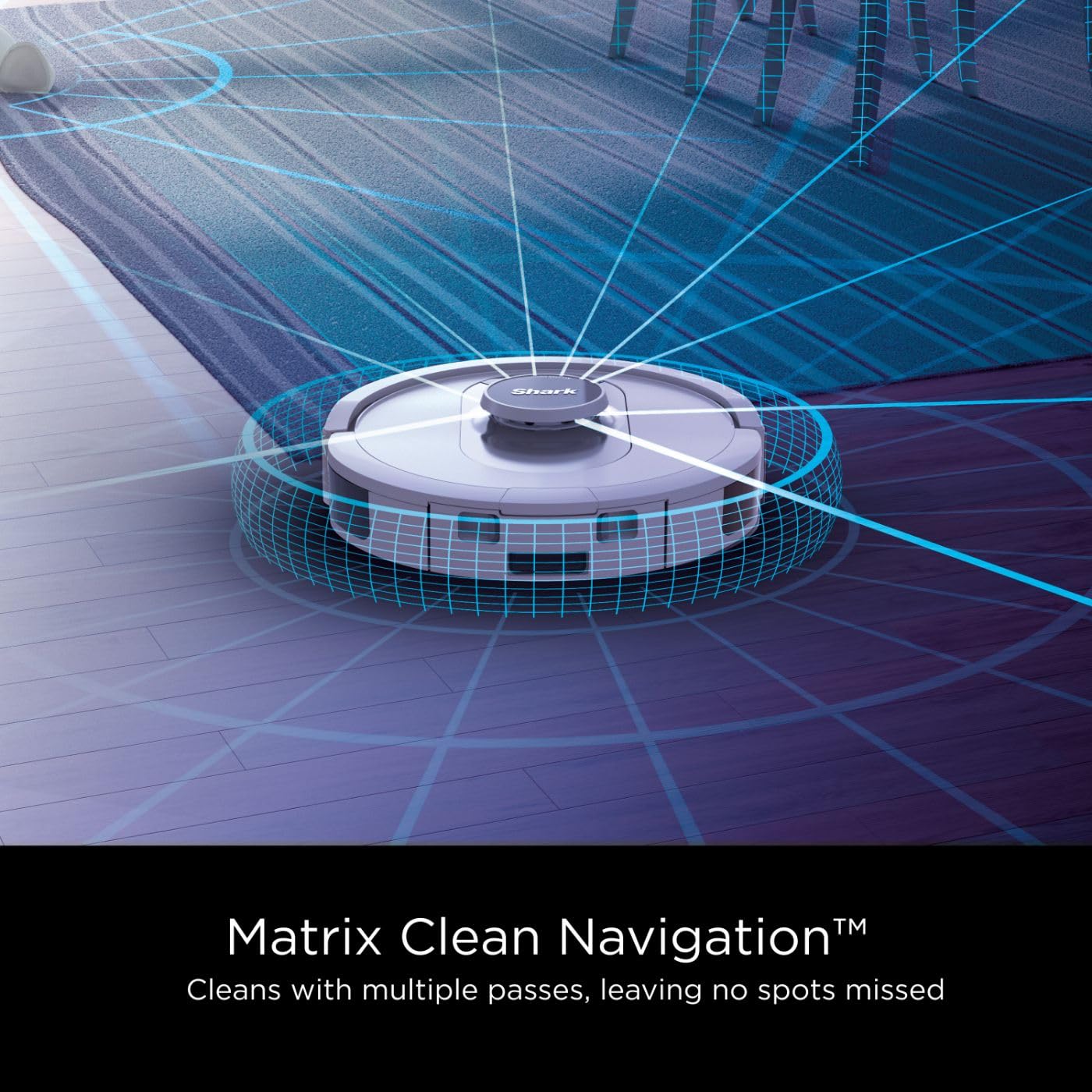 Shark AI Ultra Voice Control Robot Vacuum with Matrix Clean Navigation, Home Mapping, 60-Day Capacity, XL Self-Empty Base for Homes with Pets, Carpet & Hard Floors - Image 4