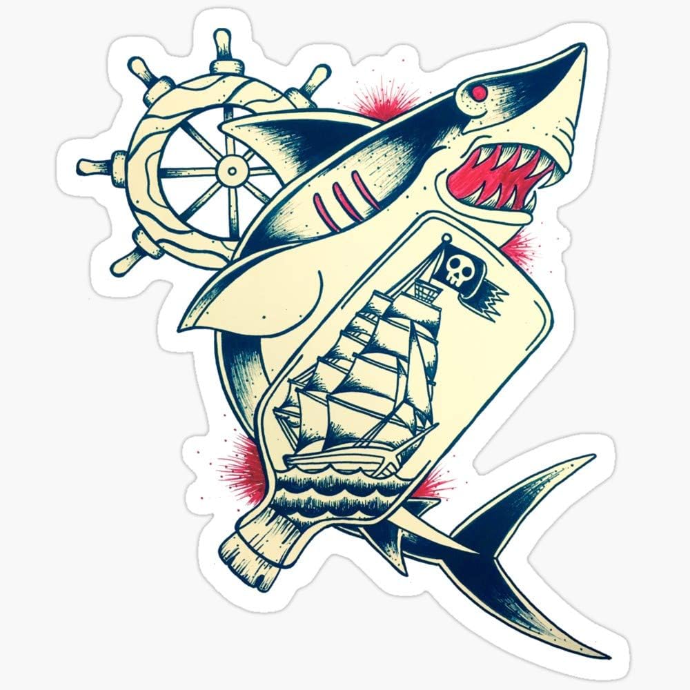 BeliNZStore Watery Grave Stickers (3 Pcs/Pack)