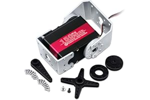 ANNIMOS 150KG Robot Servo Motor 12V High Voltage High Torque Steel Gear Large Digital Steering Servos with Mount Brackets