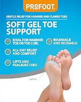 PROFOOT Soft Gel Toe Support for Hammer & Clawed Toes - 1 Pack view 2