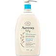 Aveeno Baby Wash and Shampoo - Gentle 2-in-1 Body Wash with Natural Oat Extract for Sensitive Skin - Tear-Free, Hypoallergeni