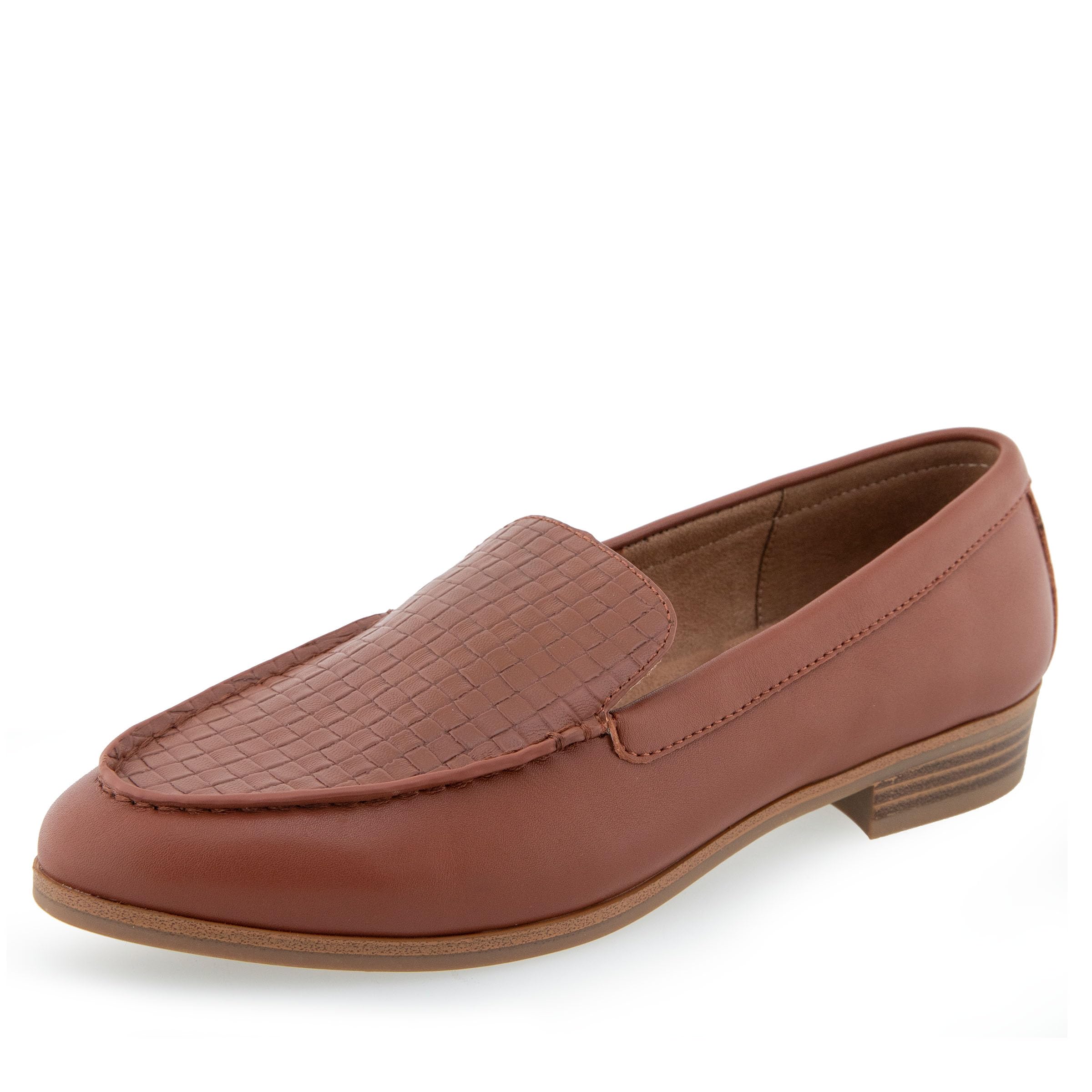 Aerosoles Women’s EDNA Loafer Flat, Ginger Bread PU, 8.5