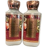 Bath and Body Works Champagne Apple & Honey Super Smooth Body Lotion Sets Gift For Women 8 Oz -2 Pack (Champagne Apple & Honey)