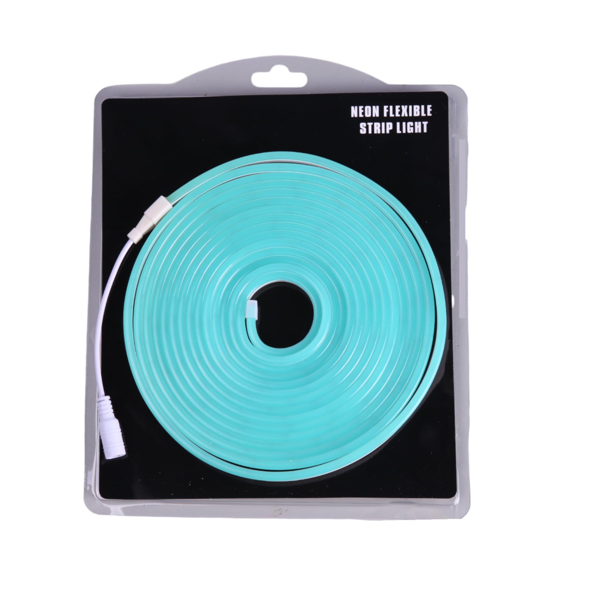 JANDEI - Flexible Neon Led Light Strip 12V, 5M 6x12mm 120 LEDs/Meters. Cut Every 2.5cm. Indoor and Outdoor Decoration, Perfect for Home, Business, Signs... (Light Blue)
