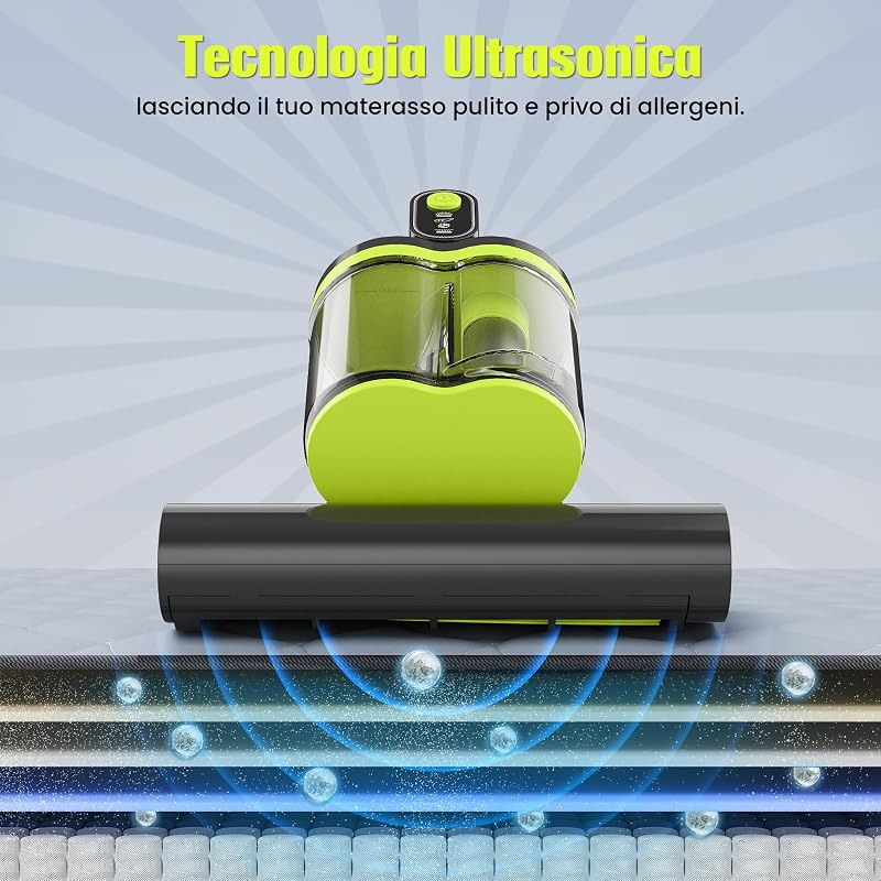 HYCHIKA Battimaterasso - 16kPa Aspirapolvere per Materassi Antiacaro