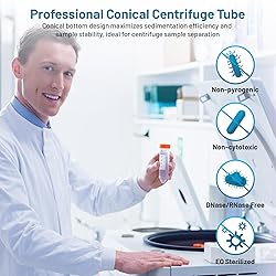 Locofiltr Conical Centrifuge Tubes 50mL, 25Pcs