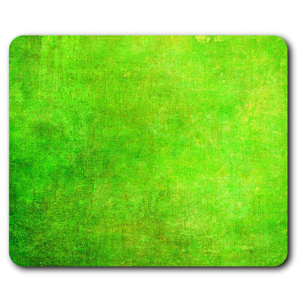 Bright Green Art Print Mouse Mat Pad Computer PC Laptop Gaming Office Home Desk Accessory Gadget 12346