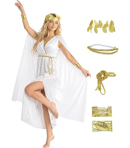 Costume De Dieu Grec Bristol Novelty – Toge Drapée, Couronne, Ceinture, Taille M, Pour Halloween Et Fêtes Toga