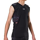Under Armour Gameday Pro 5-Pad Top, Youth Padded Compression Shirt Football