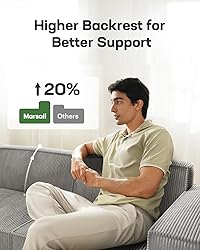 Marsail 80" L Shaped Sofa Modular, Corduroy Cloud