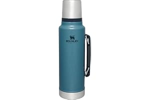Stanley Classic Legendary Vacuum Bottle 1.5 qt | Wide Mouth w/Leakproof Cup Lid | Keep Drinks Hot or Cold | Packable for Trav