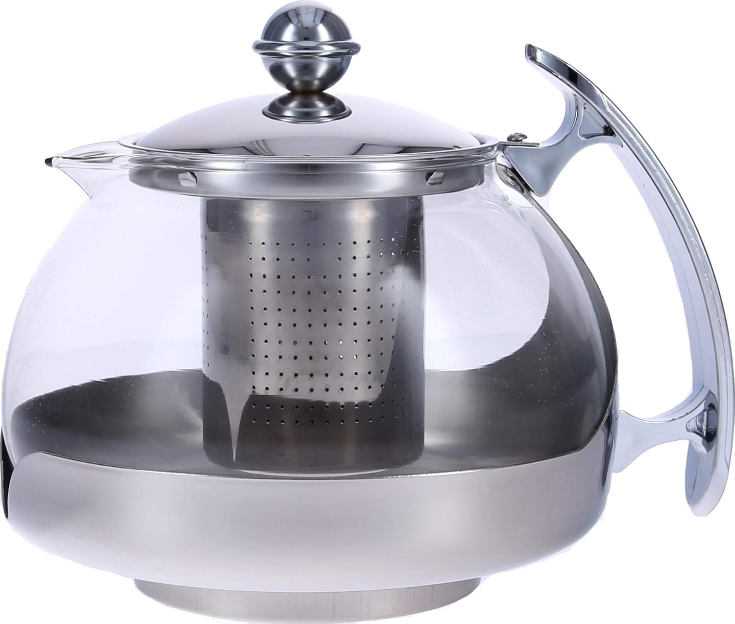 Large 1.2 LTR Glass Infusion Teapot Tea Pot Infuser Contemporary