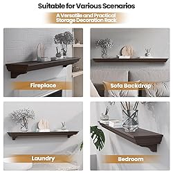 Fireplace Mantel with Invisible Heavy Duty Wood