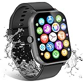 OICIIDO Smart Watch for Men Women Compatible with iOS Android Phone, 1.83" Full Touchscreen IP68 Waterproof Smartwatch,Fitness Tracker with Make/Recive Call 123+ Sport Modes Heart Rate/Sleep Monitor
