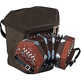 Hohner D40 Concertina w/Padded Gig Bag