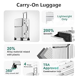 AIWEINY Hard Shell Luggage 24 Inch Travel