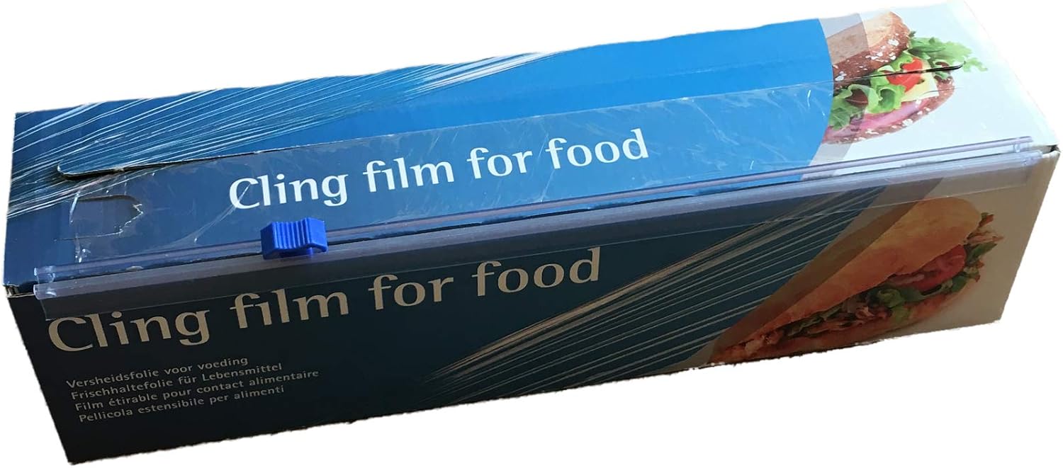 Film Alimentaire étirable Professionnel - Rouleau 30 Cm X 250 M, Transparent, Résistant, Pour Conservation Et Emballage Des Aliments