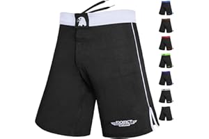 Exxact Sports MMA Shorts, IBJJF Ranked No Gi BJJ Jiu Jitsu Shorts for Men, Boxing, Cross Training & Grappling Shorts