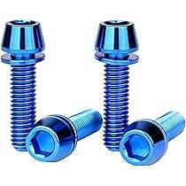 Wanyifa Titanium M6x16 18 20 25mm Hex Tapered Head for Bicycle