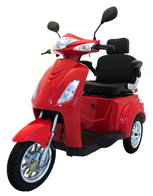 Elektromobil VITA CARE 1000 Seniorenmobil E-Roller E-Scooter mit Straßenzulassung Elektro Roller, Rot