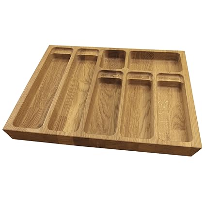 Worktopexpress Solid Wood Timber Cutlery Drawer Insert Available