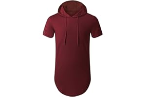 Aiyino Men's S-5X Short/Long Sleeve Fashion Athletic Hoodies Sport Sweatshirt Hip Hop Pullover