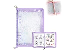 Sticker Storage Organizer - Reusable Collecting Book Zipper Album Holder, Storage Sleeves or Release Paper, Suitable for Disp