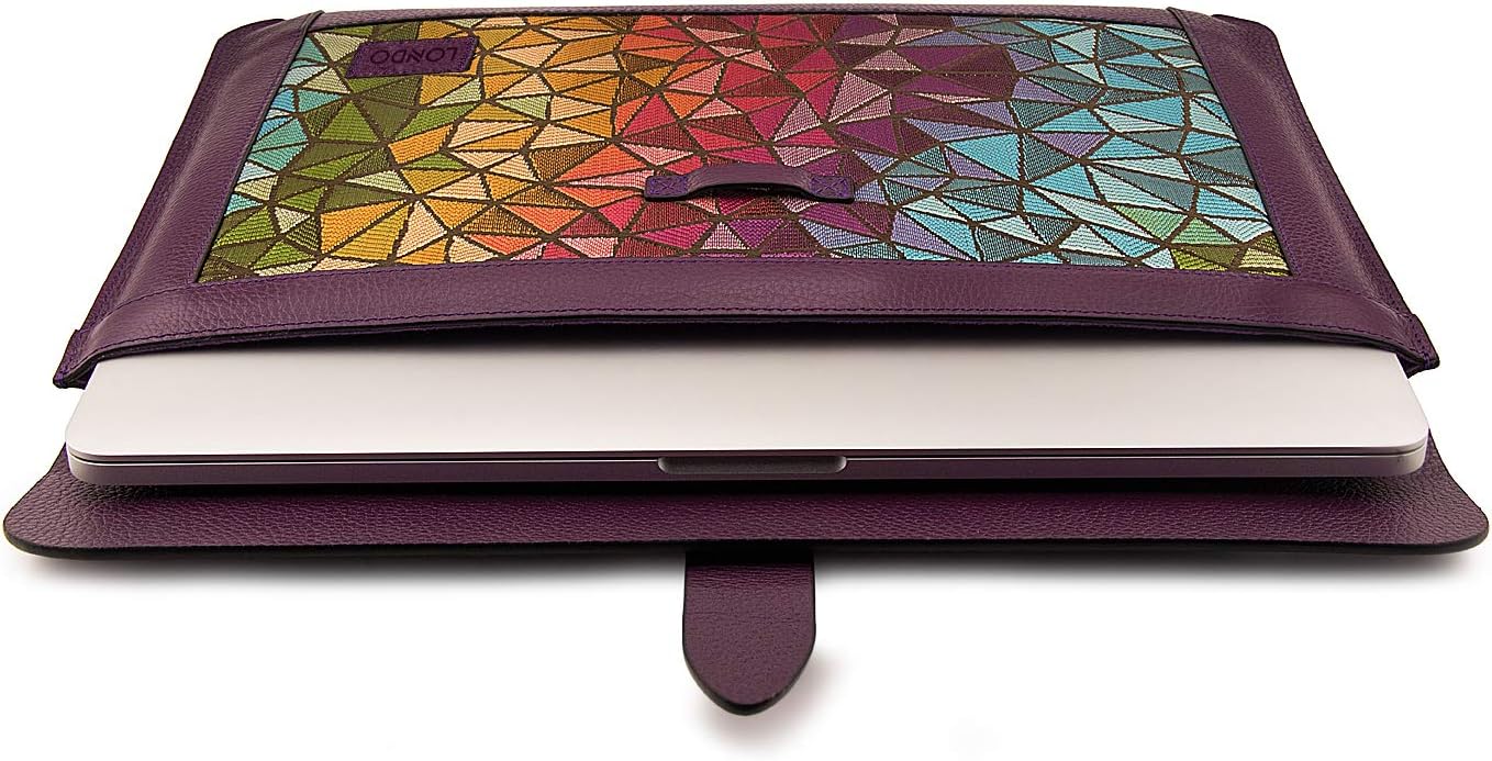 LONDO Top Grain Leather MacBook Bag Laptop Sleeve for MacBook Pro and MacBook Air Case Compatible with 14 Inch - Image 5
