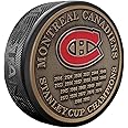 Stanley Cup Years Gold Medallion Puck