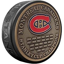 Palet (Puck) Commémoratif 23e Coupe Stanley Des Canadiens De Montréal 1985-86 - Édition Rare