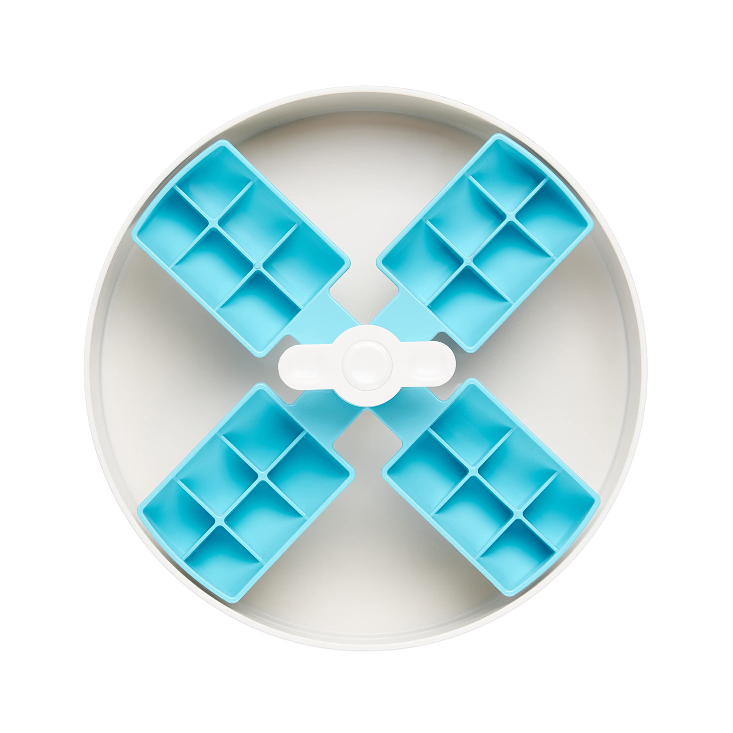 PetDreamHouse SPIN Interactive Feeder Puzzle for Dogs, Windmill, Difficulty Level - Easy, Blue — image 1