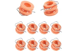 UBOG 10PCS Window Roller,Car Accessories Window Tilt Regulator,Window Regulator Fastener,Car Window Roller,Window Regulator Clamp,Window Regulator Wheel Replacement,Replace #C0AB-6423240-B