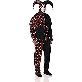 California Costumes Men's Sinister Jester Mardi Gras Carnival Costumes