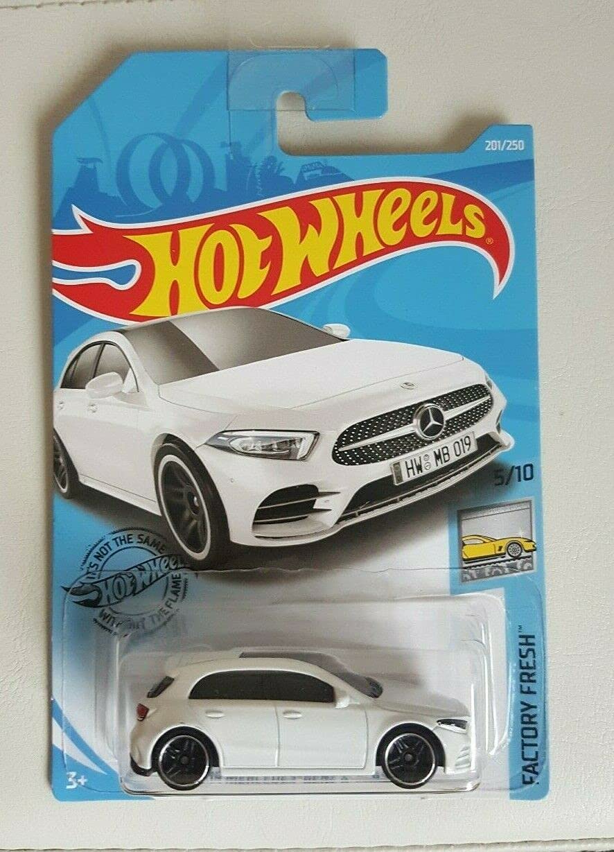 2019 HOT WHEELS 201/250 '19 MERCEDES BENZ A CLASS #5/10 FACTORY FRESH WHITE (Long Card)