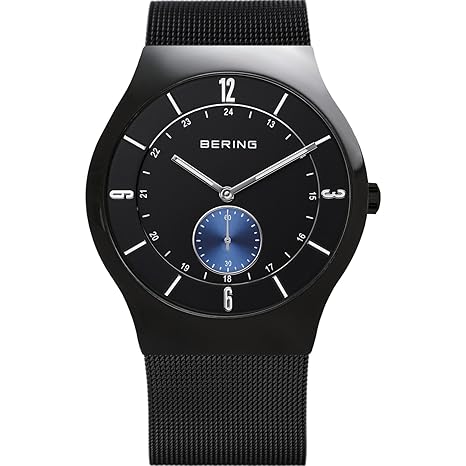 BERING Herren-Armbanduhr Analog Quarz Edelstahl 11940-228