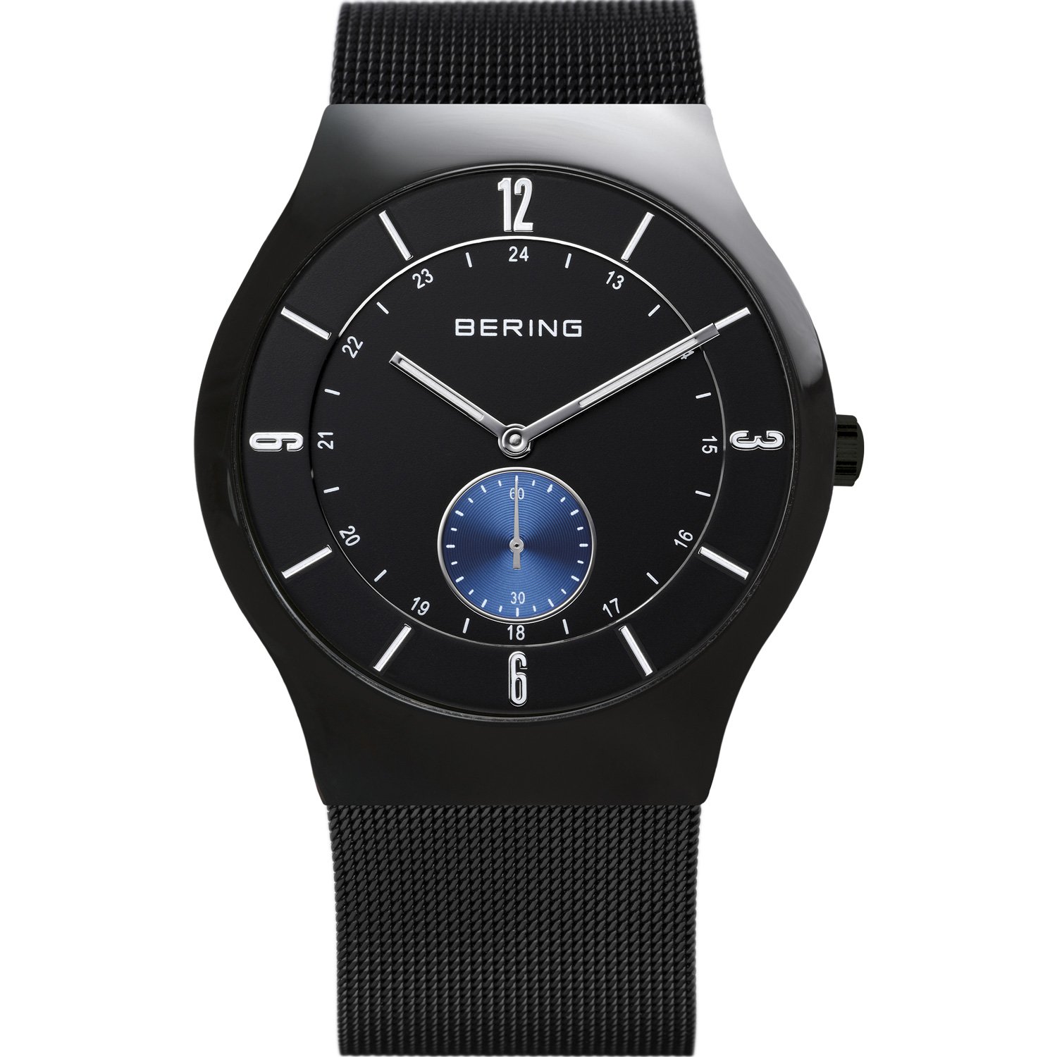 BERING Men Analog Quartz Classic Collection Watch with stainless steel Strap and Sapphire Crystal 11940-228