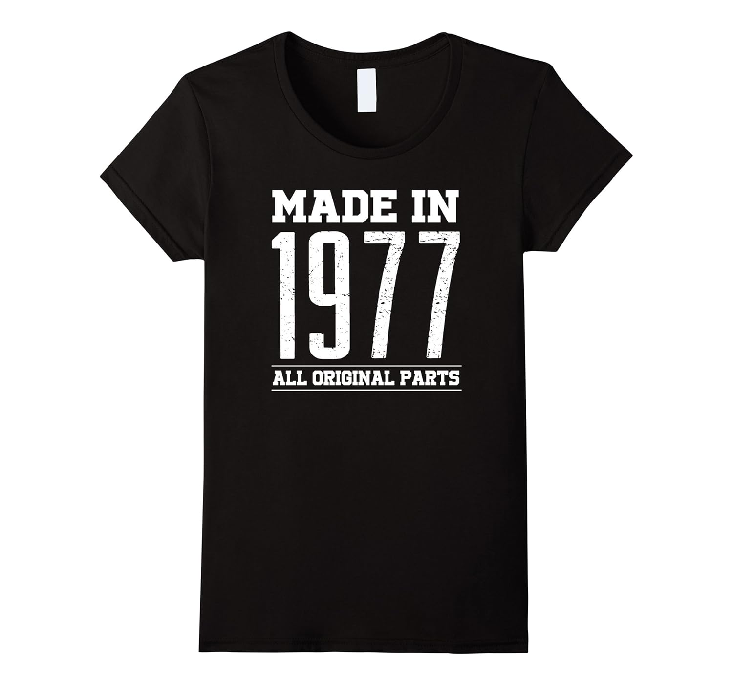 Mens 40th Birthday Made in 1977 All Original Parts T-Shirt