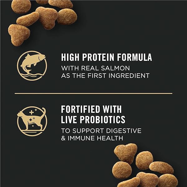 PURINA PRO PLAN HAIRBALL MANAGEMENT, INDOOR CAT FOOD, SALMON AND RICE FORMULA – 3.5 LB. BAG