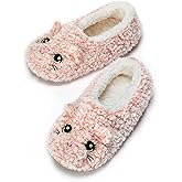 cosyone1997 Cute Animal Slippers Indoor Soft Sole, Cozy Fuzzy Slipper Socks Inspired Style, Family Sizes for Toddler Kids Big Kid Teen Adult