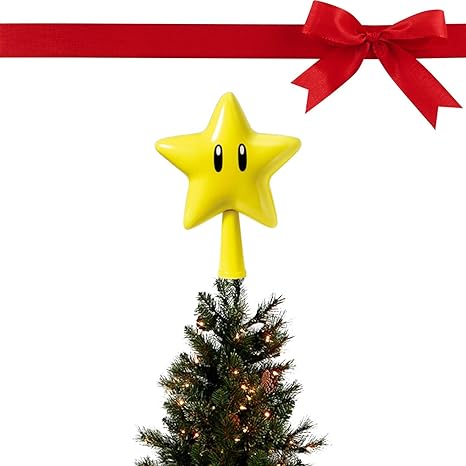Amazon Co Jp マリオ スーパースターライトアップクリスマスツリートッパー ホーム キッチン