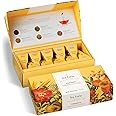 Tea Forte Paradis Petite Presentation Box Tea Gift Set Sampler, 10 Count, 2 of Each Variety Individually Wrapped Handcrafted Pyramid Infuser Bags